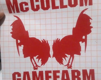 Custom Gamefarm Decal for Cars and Trucks - Personalized Sticker design #2