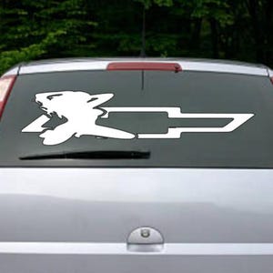 Chevy Hot Woman Sticker, Decal #3, for cars or trucks
