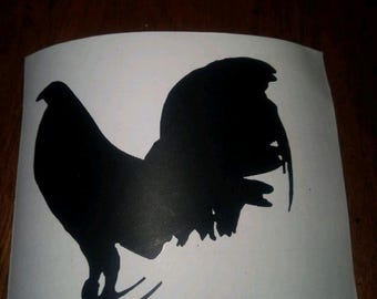 Gamefowl Decal #8 for cars or trucks