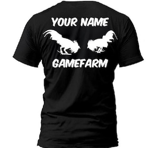 Custom Gamefowl T-shirt, gamefowl costume design #5, Custom Gamefarm Entry Tshirt