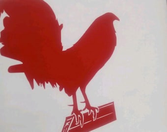 Gamefowl Decal #7 for cars or trucks