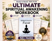 Spiritual Journal: Manifestation, Mindfulness, Selfcare | MRR PLR | (Canva Template / Digital Download)