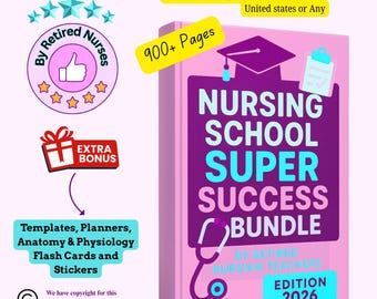 Nursing School Super Success EBook Bundle - 2026 | Instant Download