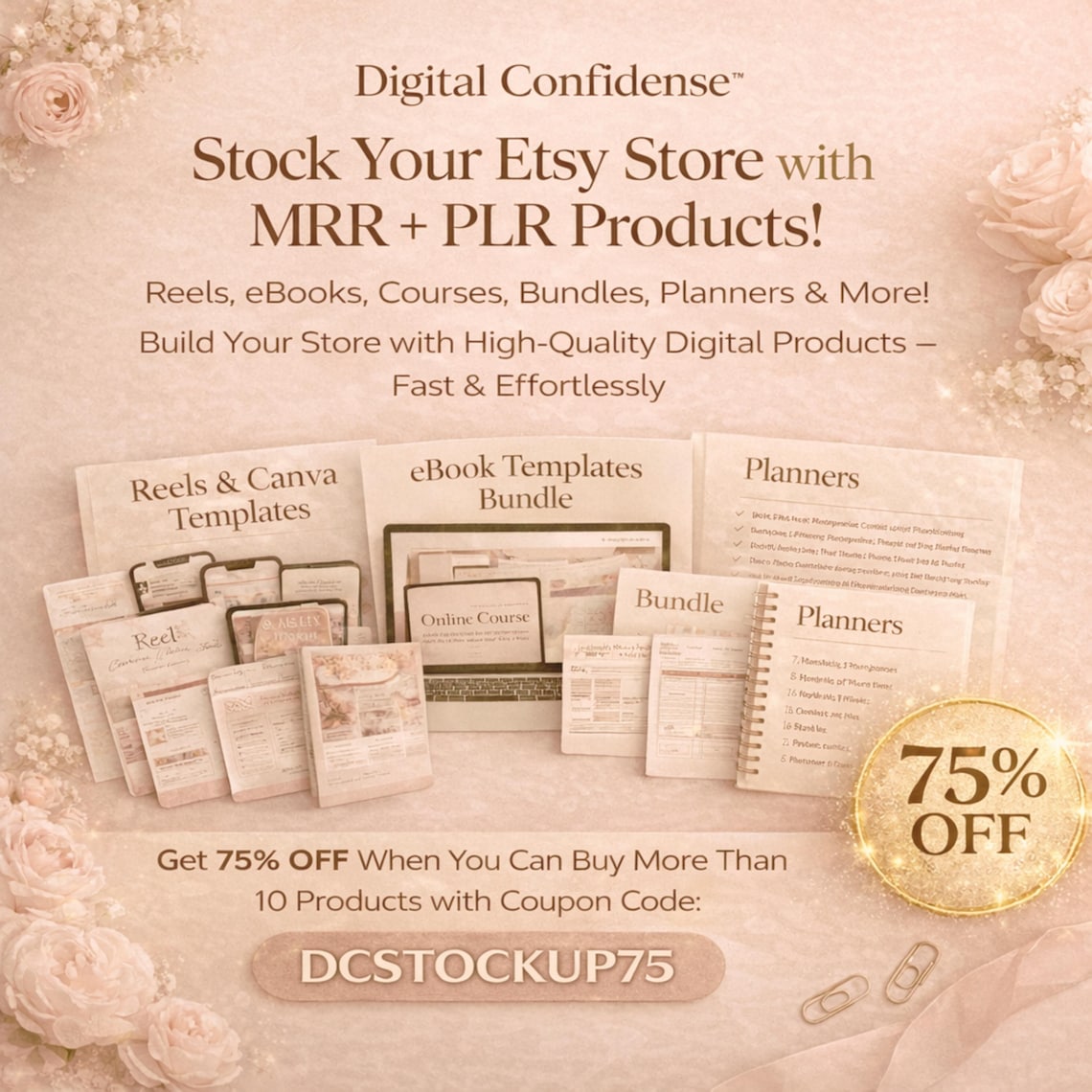 Mom Life Planner 2026 Canva Editable MRR PLR Digital Workbook Tracker ...