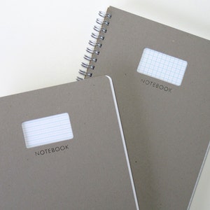 Lined notebook with diecut and foiled covers image 4