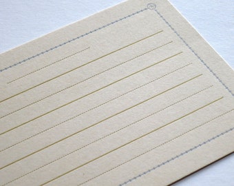 Antique Gold letterpress printed postcard