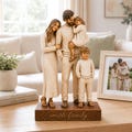 Personalized Custom Photo Figurine, Wooden Family Portrait Statue, Custom Couple Photo Gift, Anniversary Gift For Parents, Wedding Keepsake product logo