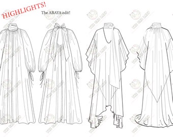 long sleeve dress midi SAMPLE* - Long Sleeve Day Gown - MIDI