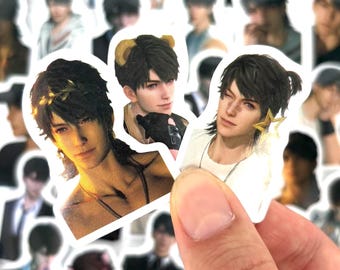 Adesivi Love and Deepspace Caleb: set di 100 bustine Gamer Ita