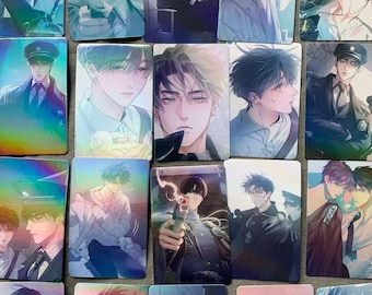 Little Mushroom 55pc Laser Lomo cards Wrong But Still Right Lu Feng An Zhe Yaoi Korean Manhua SciFi BL manga C019