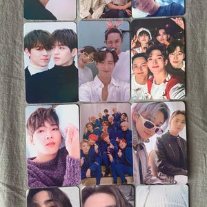 Diciassette 55 pz/set Cartoline Laser Scoup Jeonghan Joshua Jun Hoshi Wonwoo Woozi DK Mingyu The8 Seungkwan Vernon Dino Kpop Lomo Card C170