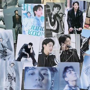 Jungkook 55-delige lomokaarten Kpop fan made JK gouden fotokaarten BTS-cadeau C010