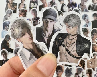 Adesivi Love and Deepspace Sylus, decalcomanie per giocatori anime - 50 pezzi