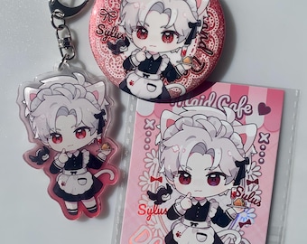 Chibi-sets! Sylus Xavier Rafayel Zayne Love and Deepspace Otoge gamer cadeau C221