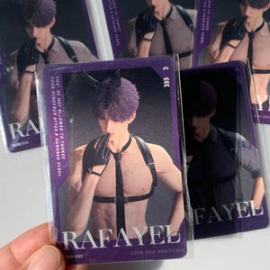 Rafayel Sexy Karte! Love and Deepspace Qinche Xavier Rafayel Zayne Otoge Gamer Ita Tasche Geschenk C225
