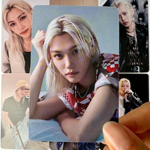 Felix 55 Stück Lomo Karten Stray Kids Merch KPOP Yongbok Bangchan Leknow Hyunjin SKZ Geschenk für STAY C387