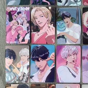 PLAVE 55 stk/set laserkaarten Bamby Eunho Hamin Noah Yejun Kpop virtuele jongen groep merch lomo photocards C133