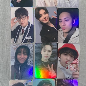 Zeventien 55 stk/set Laser Photocards SCoups Jeonghan Joshua Jun Hoshi Wonwoo Woozi DK Mingyu The8 Seungkwan Vernon Dino Kpop Lomo Card C169
