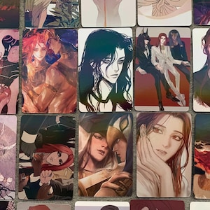 ENNEAD 55pc Laser cards Horus Set Hathor Isis Anubis Yaoi Manhwa BL manga C042