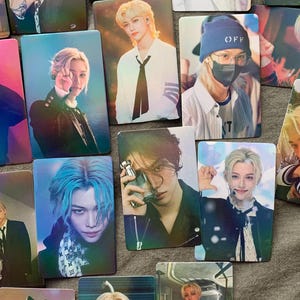 Felix 55 Stück Laser Lomo Karten Stray Kids Merch KPOP Yongbok Bangchan Leaknow Hyunjin SKZ Geschenk für STAY C030