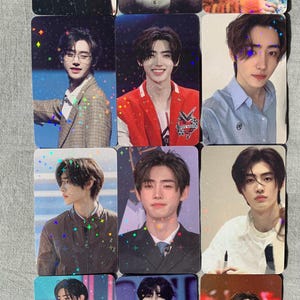 Sunghoon 55pc/conjunto de cartões laser Enhypen Kpop boy group merch lomo photocards C274
