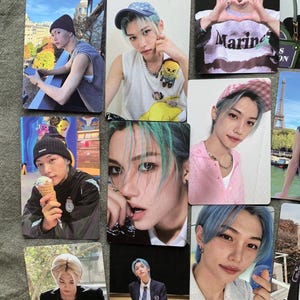 Felix 55 Stück Laser Lomo Karten Stray Kids Merch KPOP Yongbok Bangchan Leaknow Hyunjin SKZ Geschenk für STAY C033