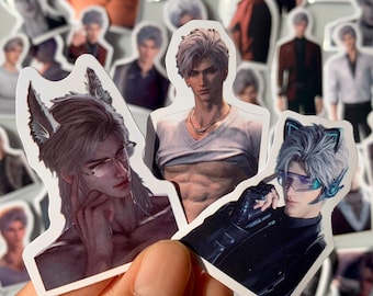 Sylus-stickers 50 stuks! Love and Deepspace Qinche Xavier Rafayel Zayne Otoge gamer Ita-tas cadeau C230