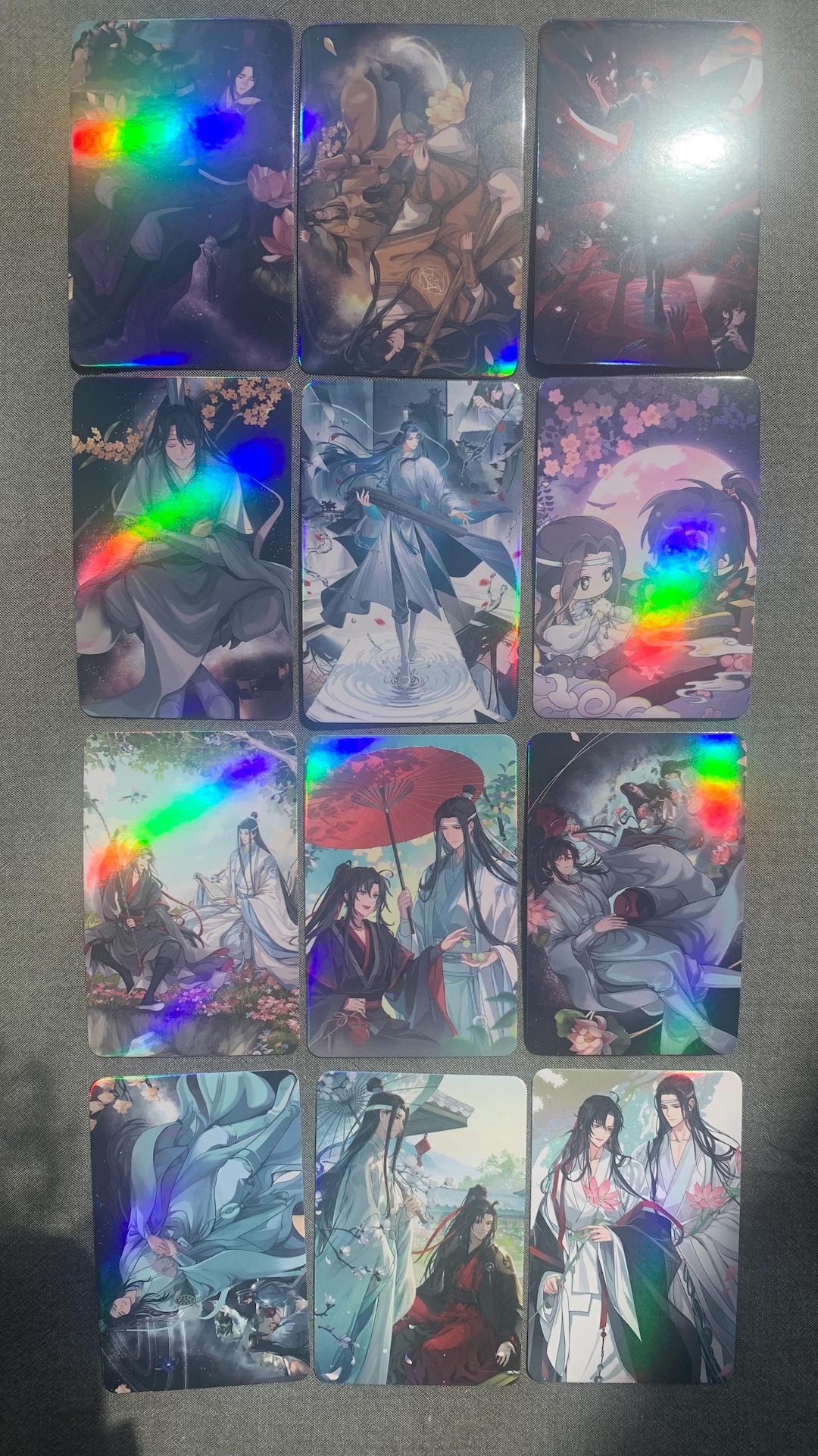Mo Dao Zu Shi 55pc Laser Lomo Cards MDZS Wei Wuxian Lan Wangji HD ...