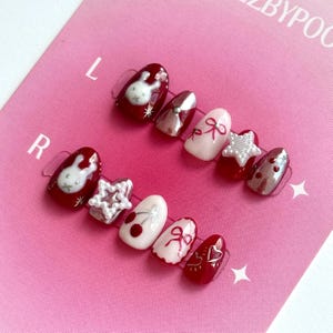 Cherry Miffy Press On Nails
