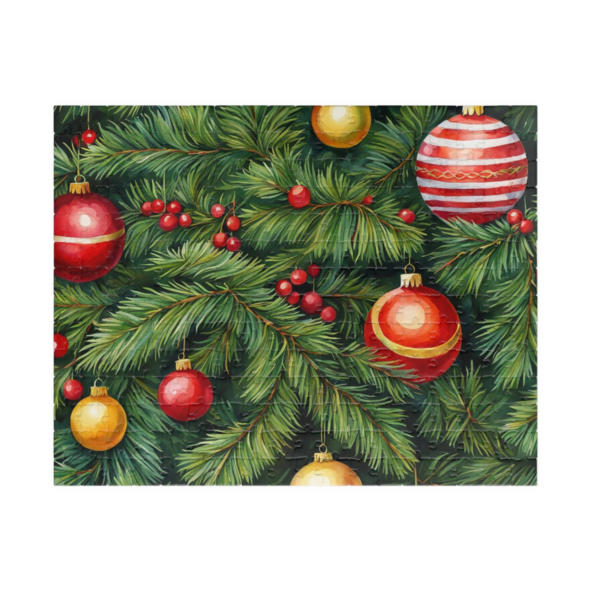 Christmas Tree Puzzle (110, 252, 520, 1014-piece) - Etsy