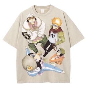 Anime Bleach Funny Cute Shirt - Oversized Anime Vintage Washed shirt , Ichigo , Rukia , Gift for her , gift for him , gift for anime fan.