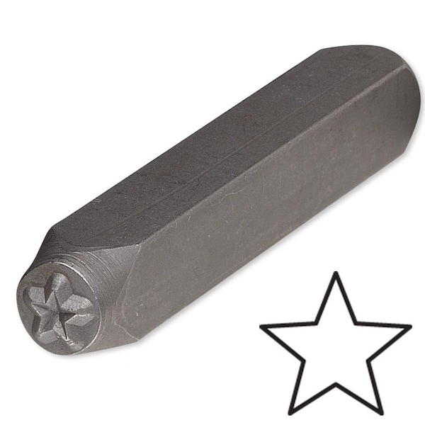 Star Steel Metal Stamp Punch Tool Design PMC Clay Marking 39