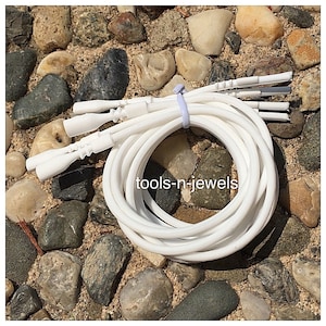 White 4 Silicone Rubber Necklace Cord 2-2.2mm Wide Snap Clasp Closure 16&quot; or 18&quot; Length