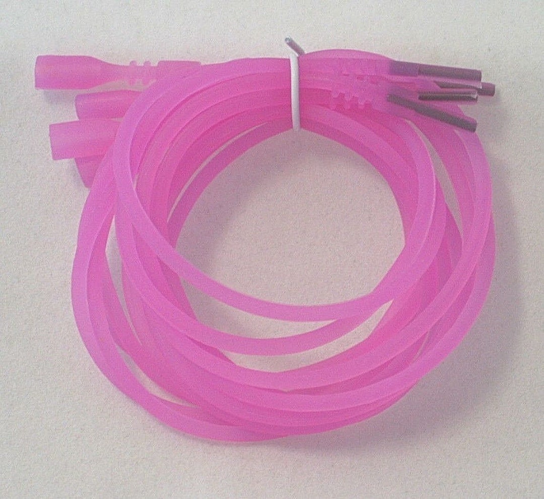 Pink 4 Silicone Rubber Necklace Cord 22.2mm Wide Snap Clasp Etsy