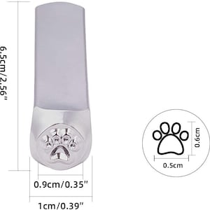 Dog Paw Pring Metal Stamp Punch Tool Design PMC Clay Marking 47