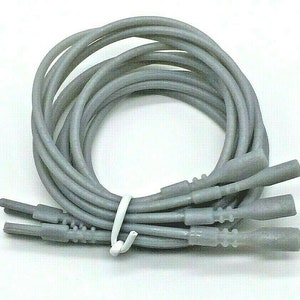 Grey 4 Silicone Rubber Necklace Cord 2-2.2mm Wide Snap Clasp Closure 16" or 18" Length