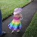 Peggy Wheeler reviewed Peggy's Custom Made Pastel RAINBOW TWIRL DRESSES