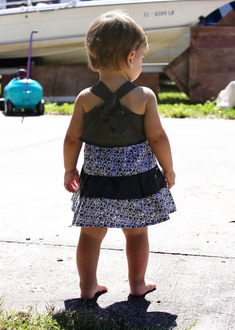 Halloween Girls Twirl Sun Dress in Reverse Knot Style image 4