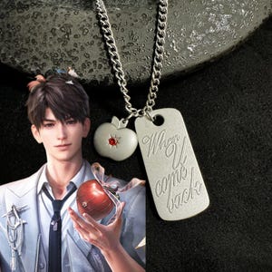 Love and Deepspace Caleb When U Come Back Pendant，Caleb Necklace Fine Accessories,Valentine&#39;s Day gift,High quality necklaces