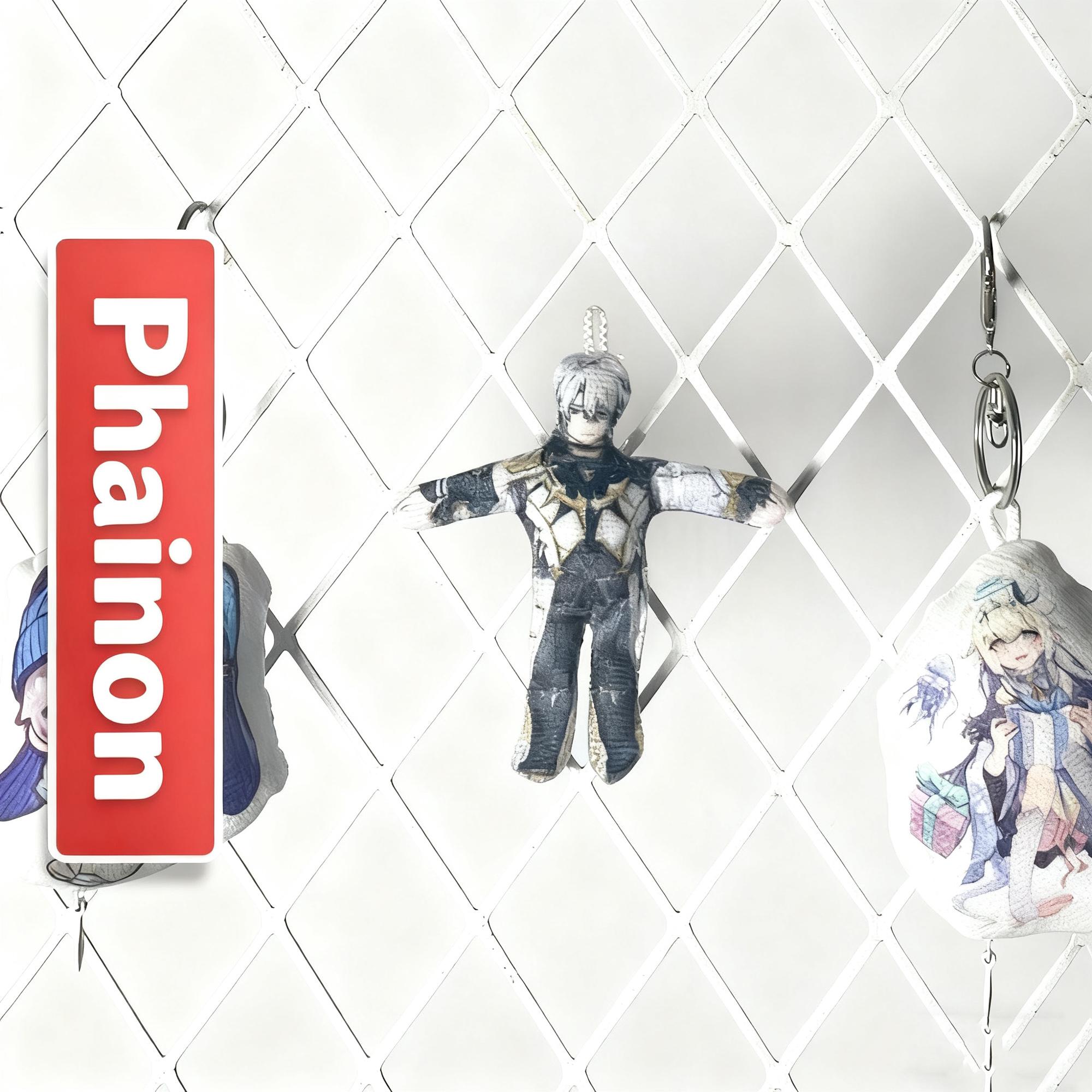 Honkai Star Rail Handmade Abstract Art Doll Keychain, Small 