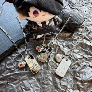 恋と深空, Love and Deepspace Caleb When U Come Back Pendant，Caleb Necklace Fine Accessories,기욱, 심성훈, 이서언