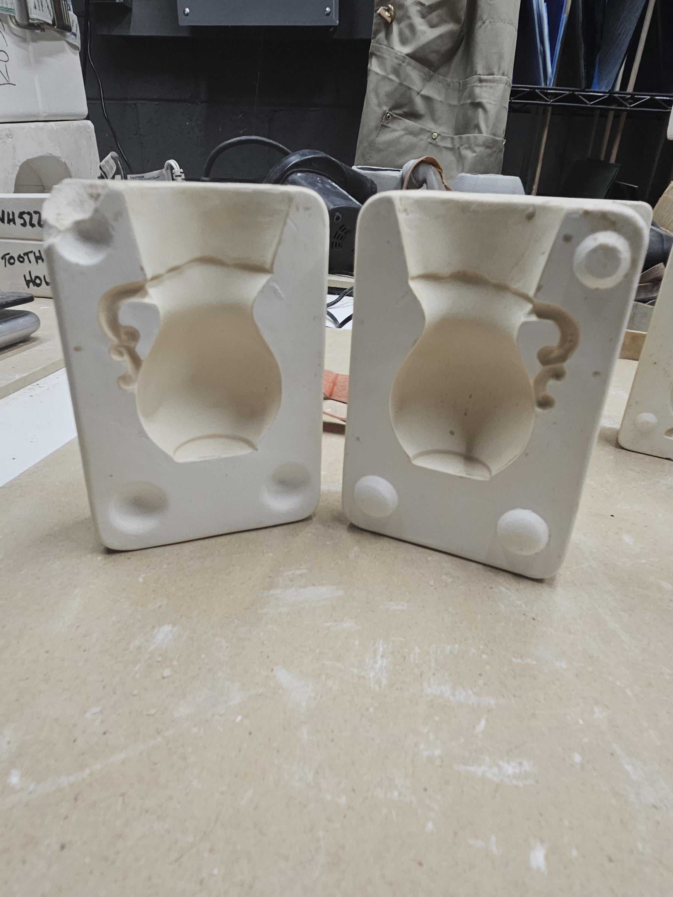 Vintage Duncan Miniature Pitcher and Bowl Slip Casting Molds