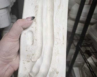 Vintage Slip Casting Mold | Kitchen Ceramics | Green Beans Mold
