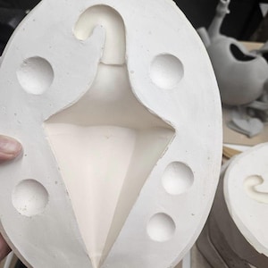 Umbrella ceramic mold | Wall decor | DIY ceramic figurines