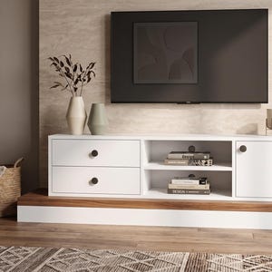 Hidden Compartment Console Cabinet With Card Lock – Sideboard, TV Stand, Entryway, Bedroom or Kids Room Storage, 3 Sizes, 16 Colors