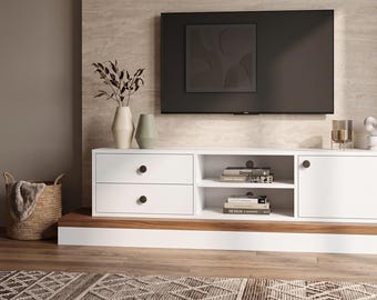 Hidden Compartment Console Cabinet With Card Lock – Sideboard, TV Stand, Entryway, Bedroom or Kids Room Storage, 3 Sizes, 16 Colors