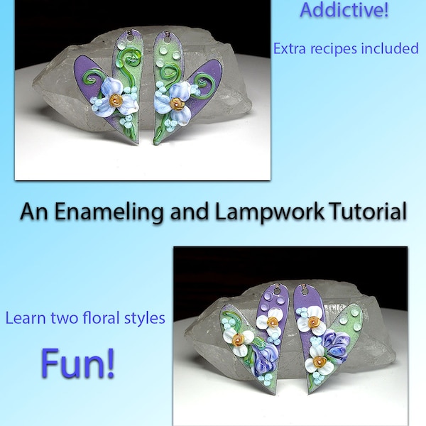 Jacqueline Parkes - Thinking Outside of the Box - An Enameling and Lampworking DIGITAL Tutorial Ebook - INSTANT DOWNLOAD