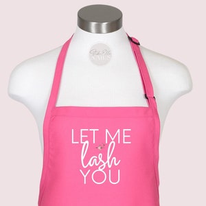 Delantal moderno para técnico de pestañas con bolsillos, uniforme de salón para técnico de pestañas, delantal para estudiantes de la escuela de belleza, regalo para técnico de pestañas