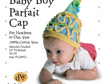 Baby Boy Parfait Cap Pattern/pdf