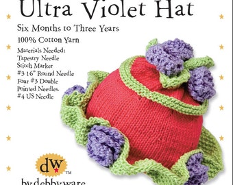 Ultra Violet Knitting Pattern/pdf